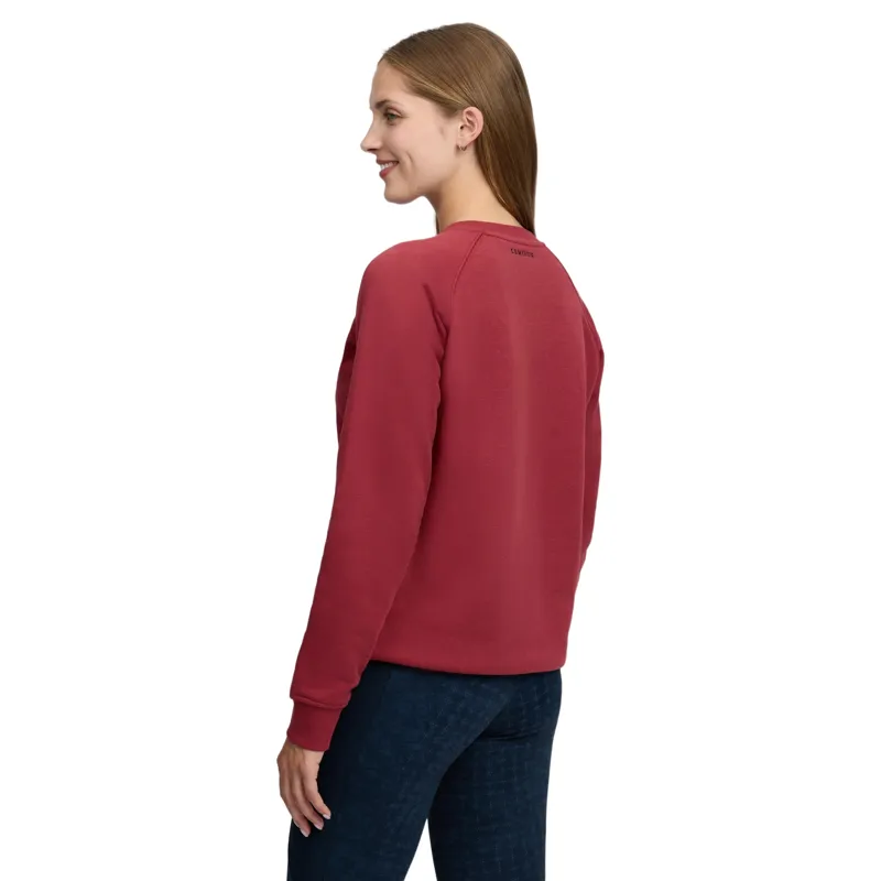 LeMieux Vida Varsity Crew Neck Womens Sweatshirt - Russet-3