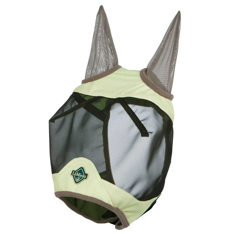 LeMieux Visor-Tek Half Fly Mask with Ears - Macaron-2