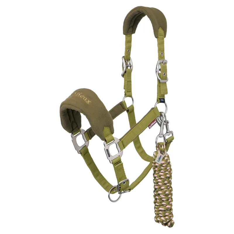 LeMieux Vogue Headcollar and Lead Rope Set - Gooseberry