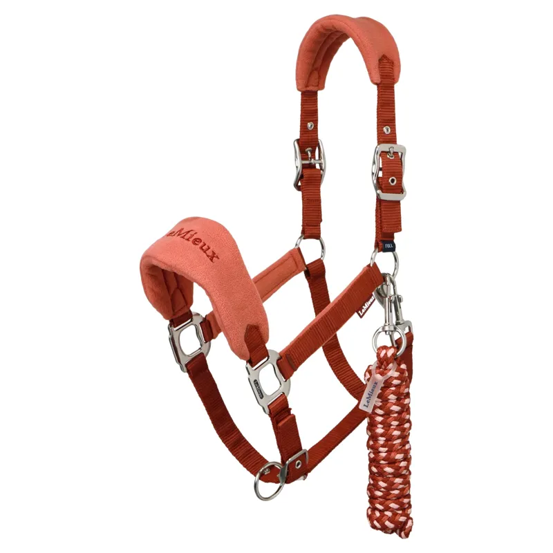 LeMieux Vogue Headcollar and Lead Rope Set - Russet