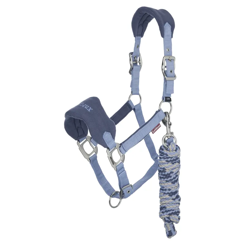 LeMieux Vogue Headcollar and Leadrope Set - Powder Blue