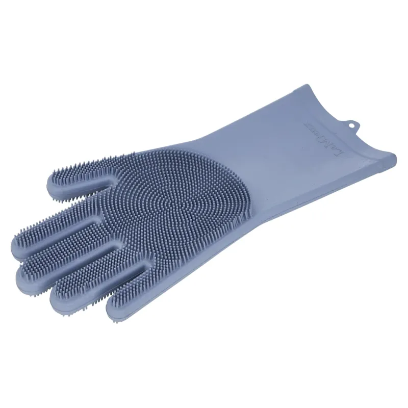 LeMieux Long-Sleeved Waterproof Washing Glove - Powder Blue-2