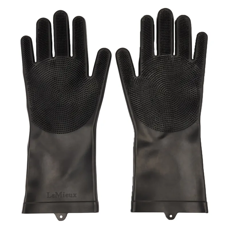 LeMieux Long-sleeved Waterproof Washing Glove  - Black