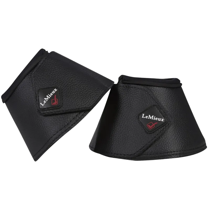 LeMieux WrapAround Leather Over-Reach Boots - Black
