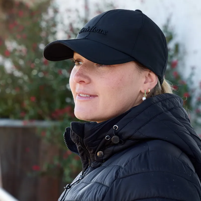 LeMieux x Sealskinz Waterproof Foldable Peak Cap - Black-1