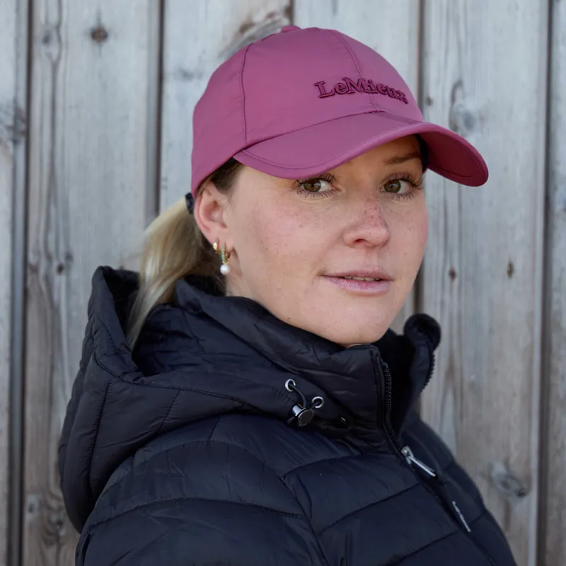 LeMieux x Sealskinz Waterproof Foldable Peak Cap - Pink-1