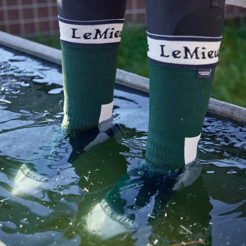 LeMieux x Sealskinz Waterproof Socks - Green-3