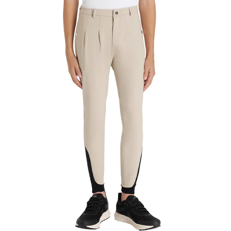 LeMieux Classique Young Boys Competition Knee Grip Breeches - Beige