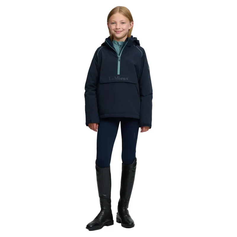LeMieux Young Rider Bailey Waterproof Anorak - Navy-3