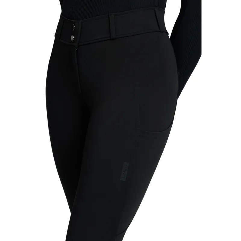 LeMieux Young Rider Bex Half Seat Breeches - Black-4