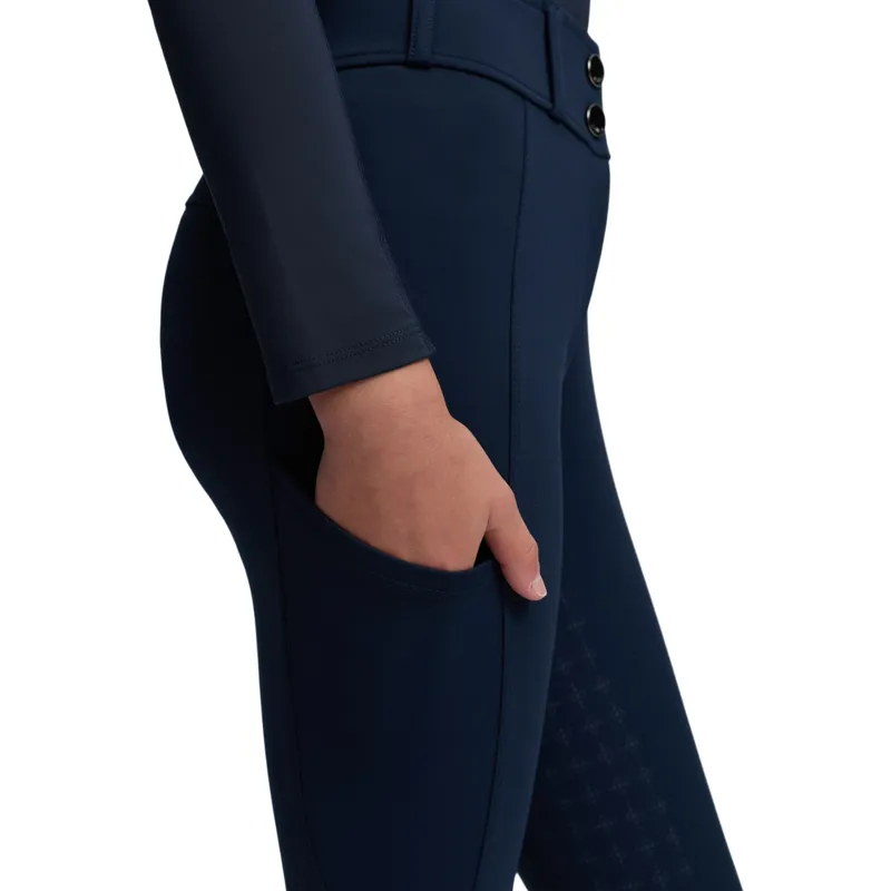 LeMieux Young Rider Bex Half Seat Breeches - Navy-5
