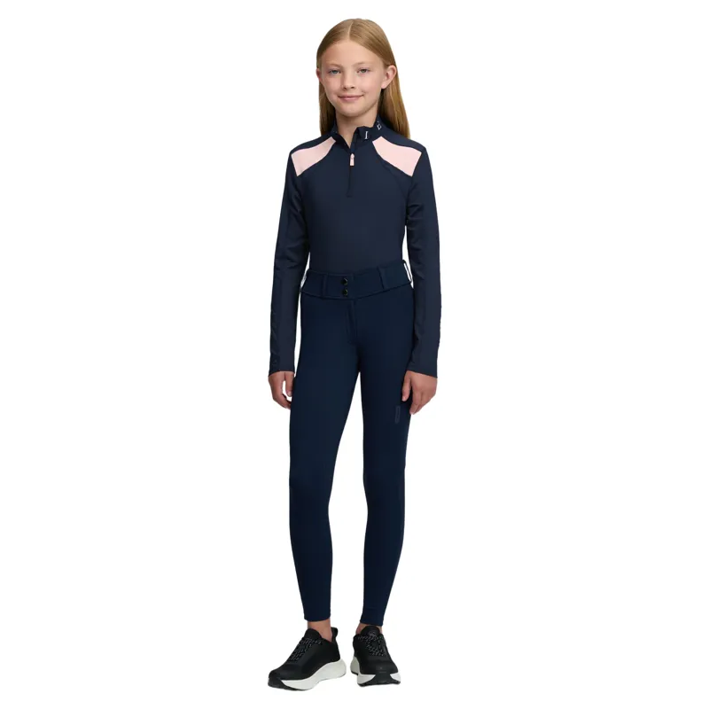 LeMieux Young Rider Bex Half Seat Breeches - Navy-4