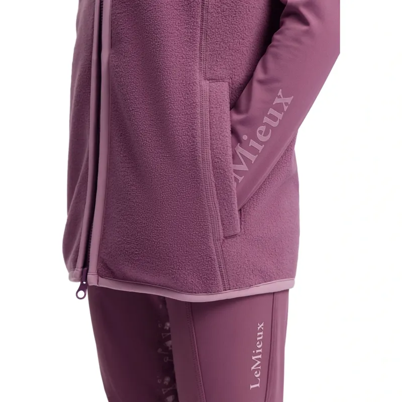 LeMieux Young Rider Bobbi Fleece Gilet - Mallow-3