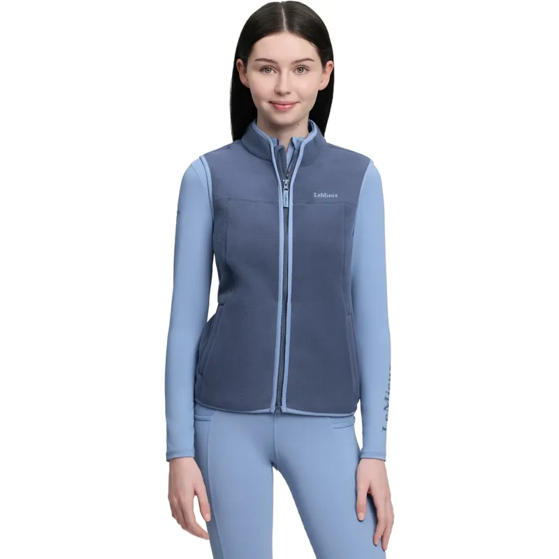 LeMieux Young Rider Bobbi Fleece Gilet - Shadow-1