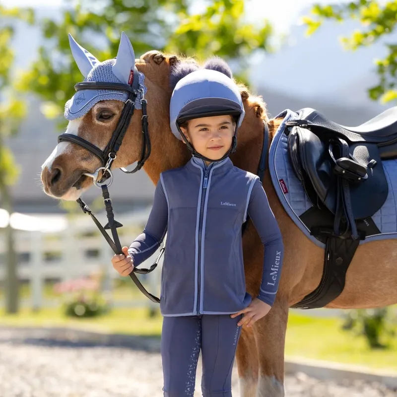 LeMieux Young Rider Bobbi Fleece Gilet - Shadow-6