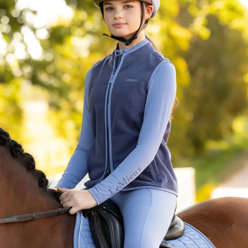 LeMieux Young Rider Bobbi Fleece Gilet - Shadow-7
