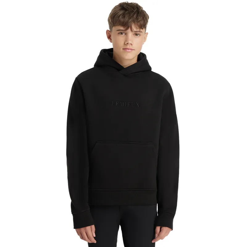 LeMieux Young Rider Junior Boys Hoodie - Black