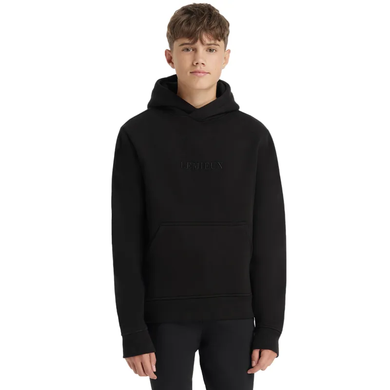 LeMieux Young Rider Junior Boys Hoodie - Black-3