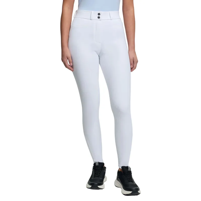 LeMieux Young Rider Izzy Full Grip Junior Competition Breeches - White