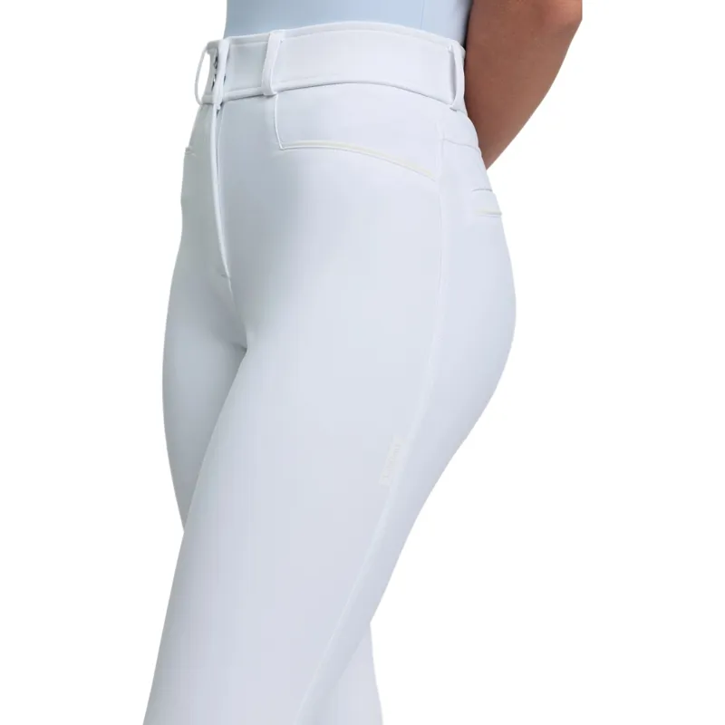 LeMieux Young Rider Izzy Full Grip Junior Competition Breeches - White-2