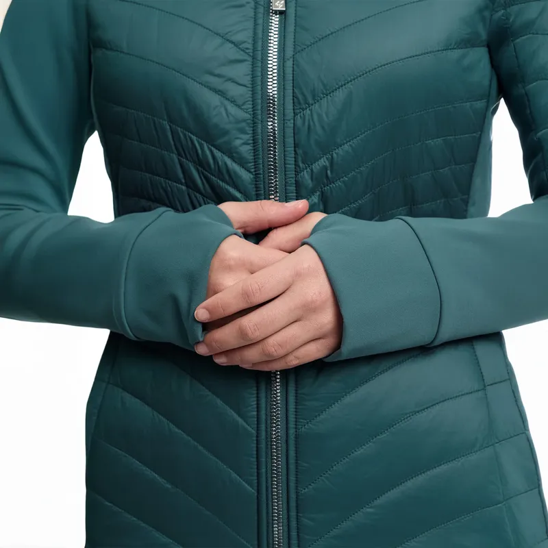 LeMieux Young Rider Josephine Hybrid Quilted Jacket - Jungle-4