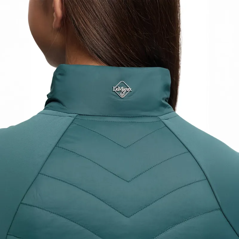 LeMieux Young Rider Josephine Hybrid Quilted Jacket - Jungle-5