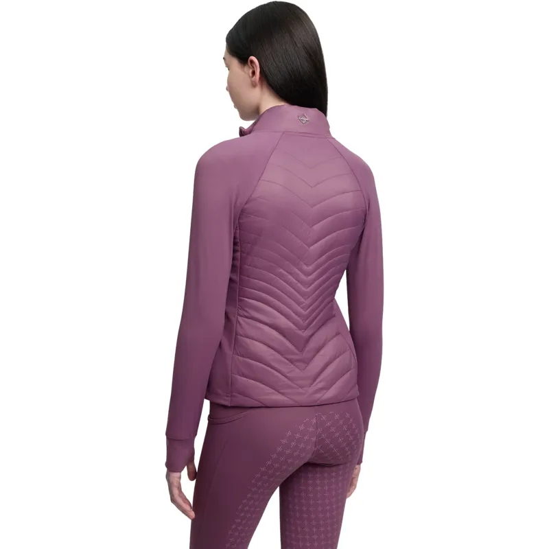 LeMieux Young Rider Josephine Hybrid Quilted Jacket - Mallow-1