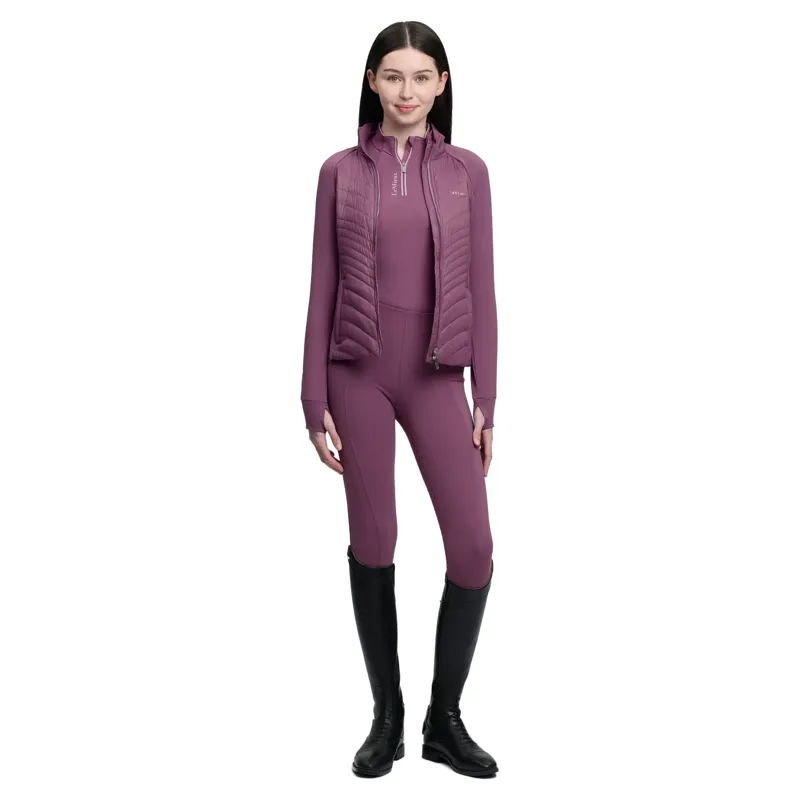 LeMieux Young Rider Josephine Hybrid Quilted Jacket - Mallow-5