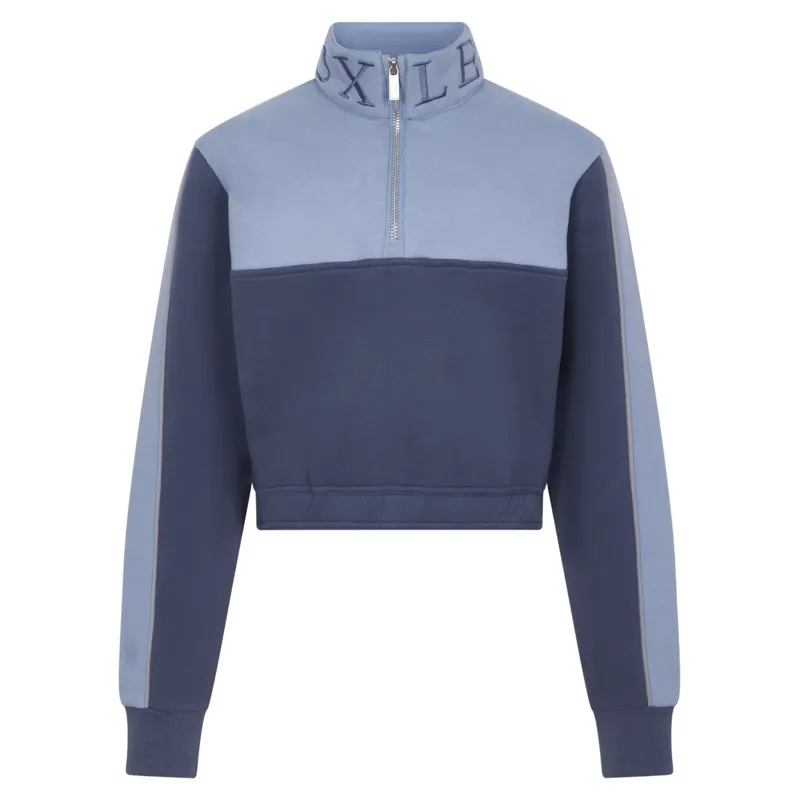 LeMieux Young Rider Kate Cropped 1/4 Zip Sweat - Shadow