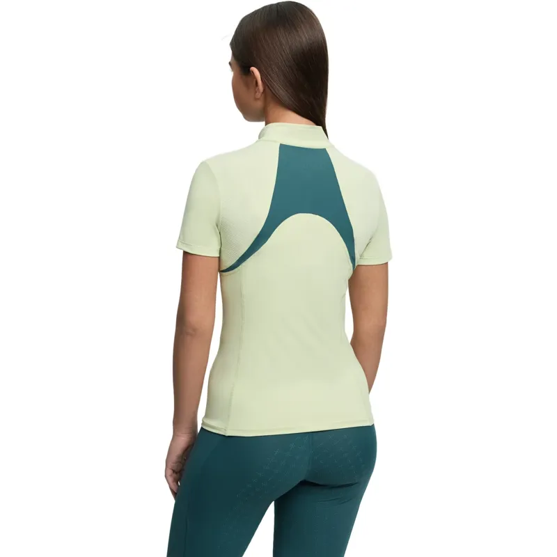 LeMieux Young Rider Mia Mesh Junior Short Sleeve Base Layer - Macaron-2