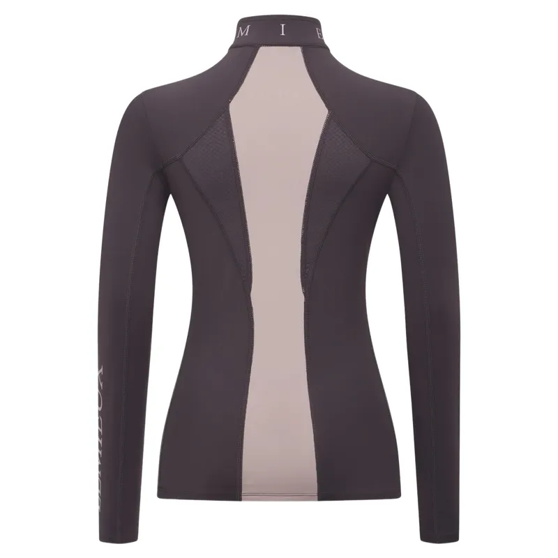 LeMieux Young Rider Mia Mesh Long Sleeve Base Layer - Cocoa-3