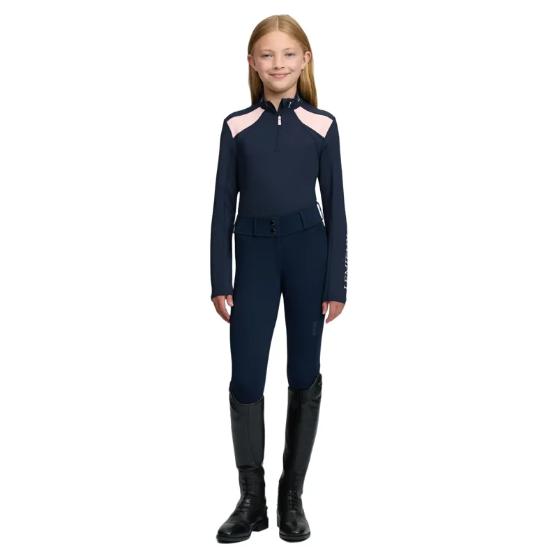 LeMieux Young Rider Mia Mesh Long Sleeve Base Layer - Navy-6