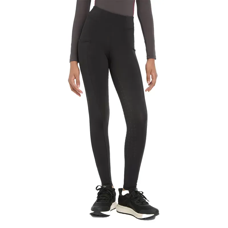 LeMieux Young Rider Orla Full Grip Junior Riding Tights - Black