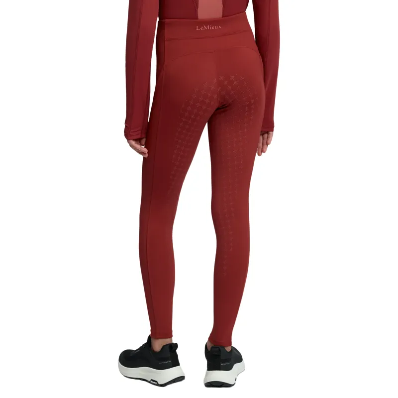 LeMieux Young Rider Orla Full Grip Riding Tights - Russet-3