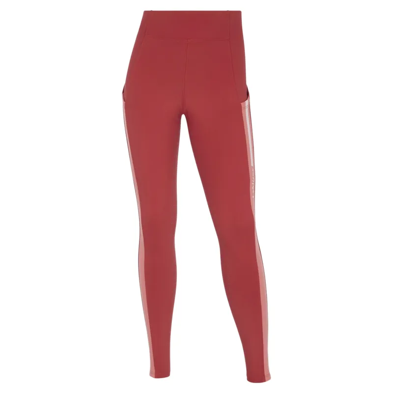 LeMieux Young Rider Orla Full Grip Riding Tights - Russet