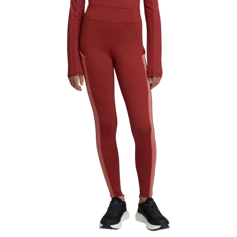 LeMieux Young Rider Orla Full Grip Riding Tights - Russet-2