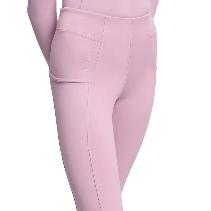 LeMieux Young Rider Orla Full Grip Riding Tights - Fondant-4