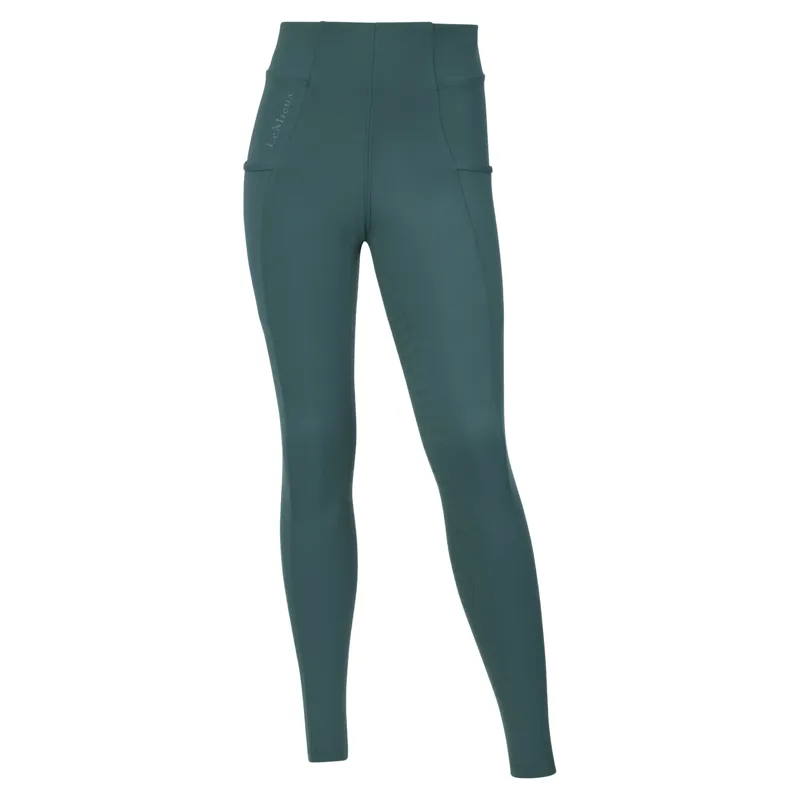LeMieux Young Rider Orla Full Grip Riding Tights - Jungle-1
