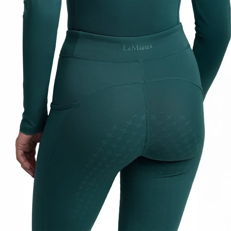 LeMieux Young Rider Orla Full Grip Riding Tights - Jungle-5