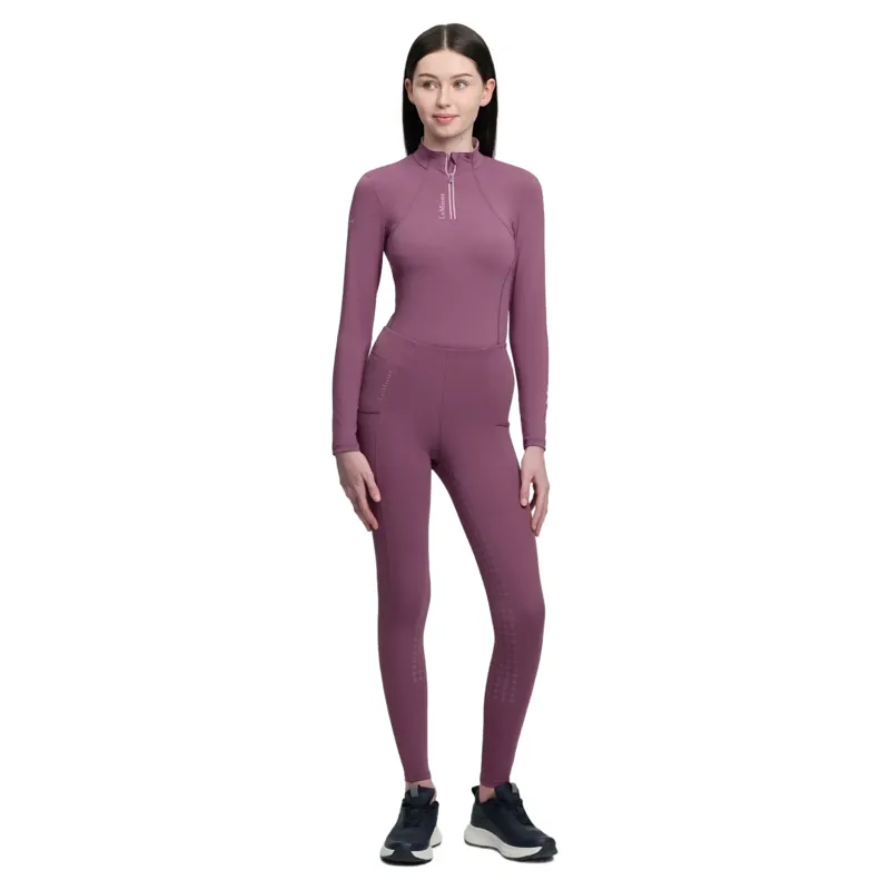 LeMieux Young Rider Orla Full Grip Riding Tights - Mallow-3