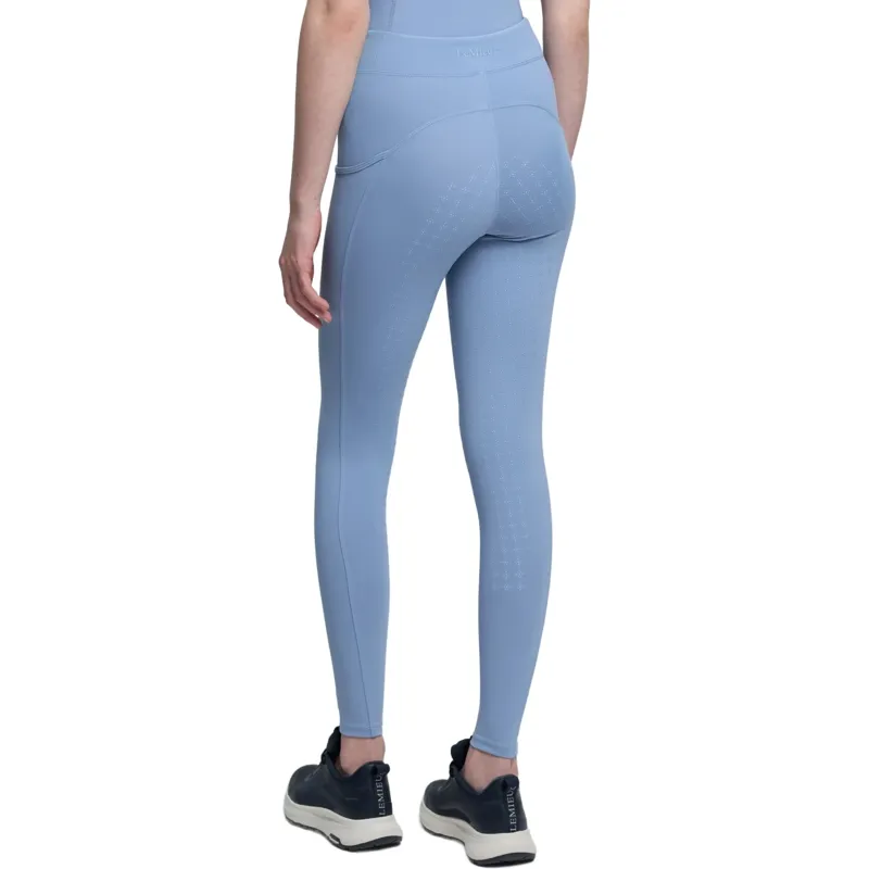 LeMieux Young Rider Orla Full Grip Riding Tights - Powder Blue-1