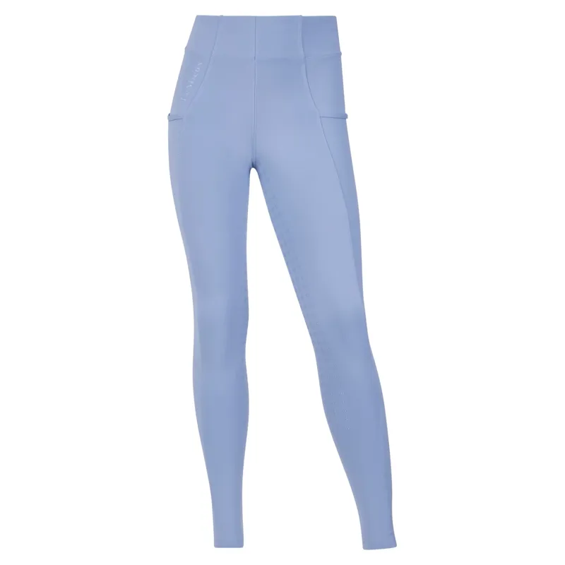 LeMieux Young Rider Orla Full Grip Riding Tights - Powder Blue-2