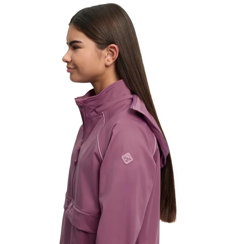 LeMieux Young Rider Paige 1/4 Zip Waterproof Jacket - Mallow-3