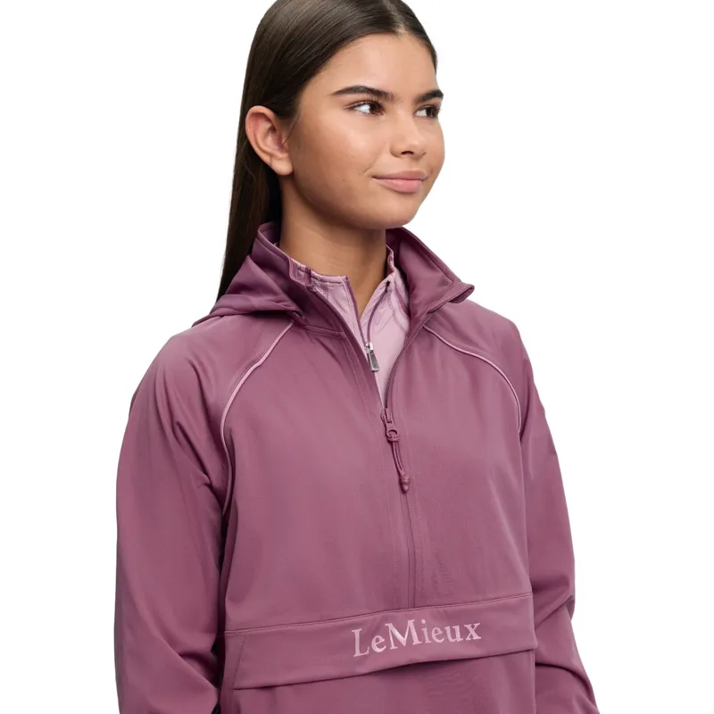 LeMieux Young Rider Paige 1/4 Zip Waterproof Jacket - Mallow-4