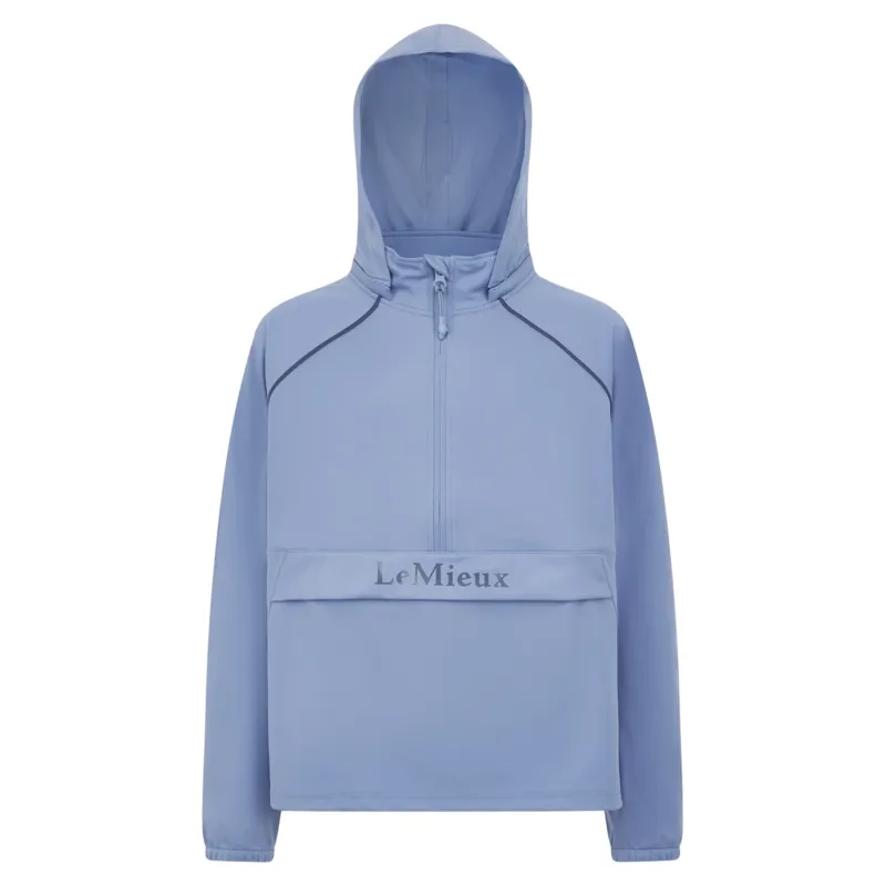LeMieux Young Rider Paige 1/4 Zip Waterproof Jacket - Powder Blue-1