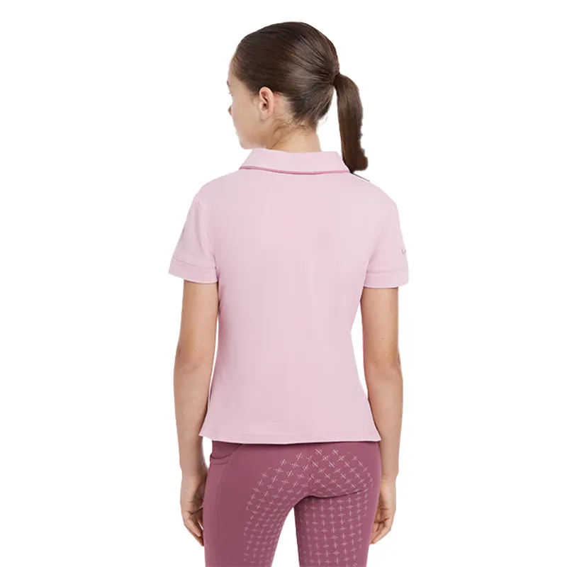 LeMieux Young Rider Junior Polo Shirt - Blossom-2