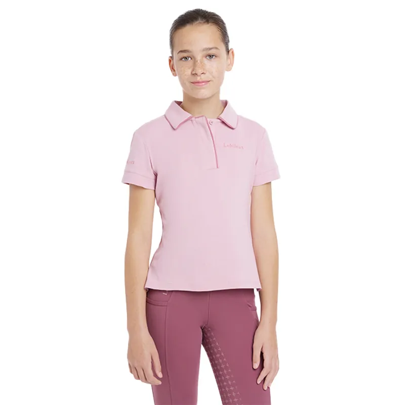 LeMieux Young Rider Junior Polo Shirt - Blossom