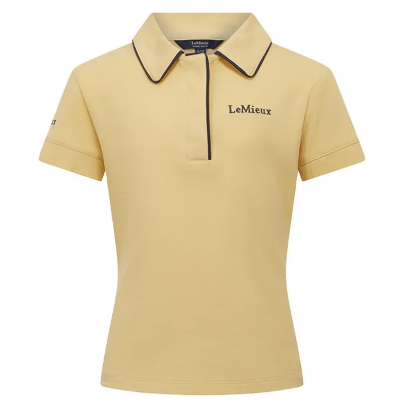 LeMieux Young Rider Junior Polo Shirt - Mimosa-1