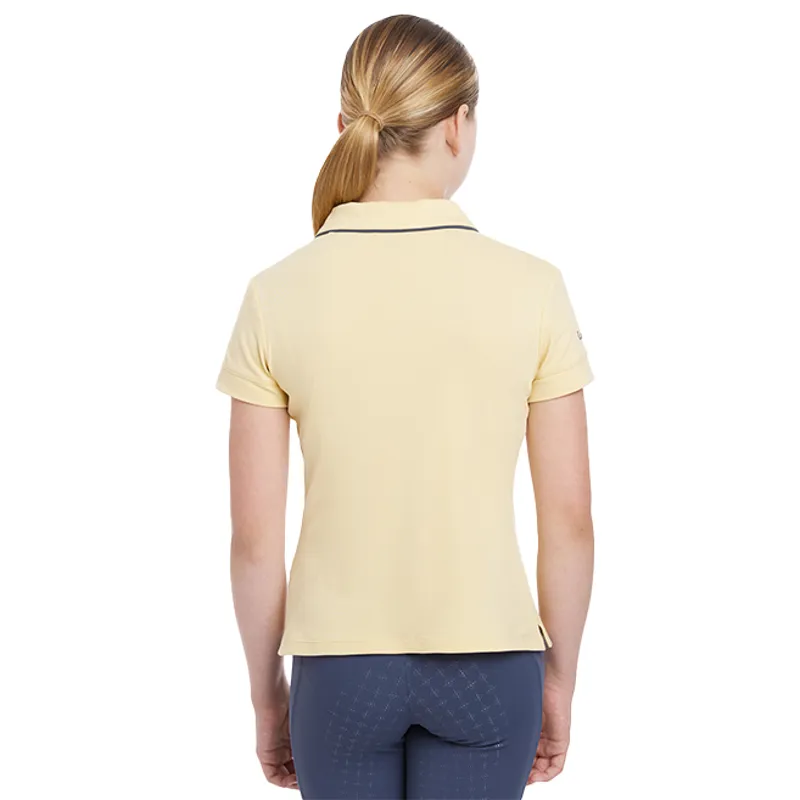 LeMieux Young Rider Junior Polo Shirt - Mimosa-2