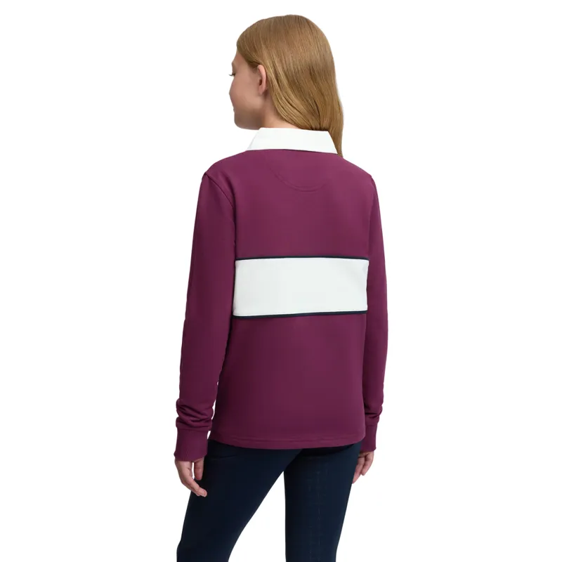 LeMieux Young Rider Riley Rugby Shirt - Blackberry-1